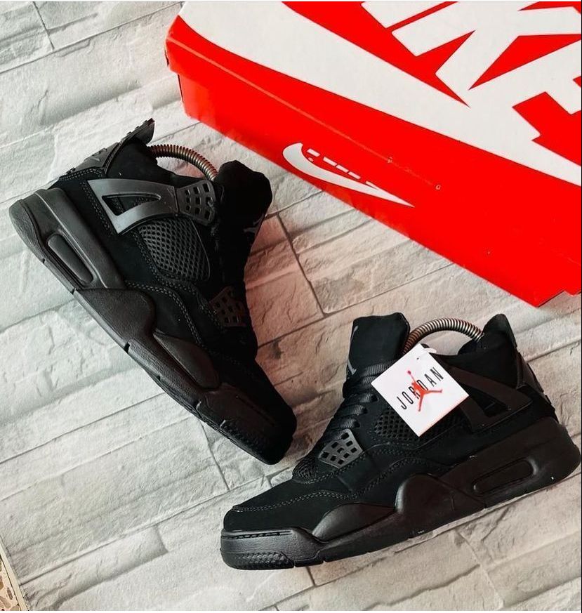 BOTAS RETRO 4 NEGRO FULL NEGRO